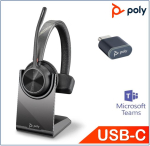 Plantronics / Poly 4310-M UC Mono Bluetooth Headset with Stand & USB-C Dongle