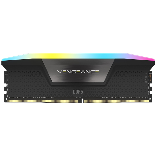 Corsair Vengeance RGB 96GB (2x48GB) DDR5 5200MHz C38 Memory Kit Black