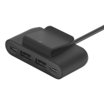 Belkin BoostUp Charge 4 Port USB Power Extender Black