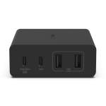 Belkin 108W USB-C Charger 4 Port White 2m Cord Black