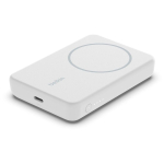 Belkin Magnetic Wireless Power Bank 5K + Stand White