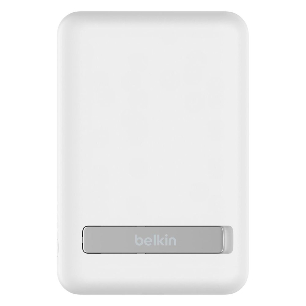 Belkin Magnetic Wireless Power Bank 5K + Stand White