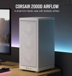 Corsair CC-9011245-WW 2000D Airflow Mini-ITX Tower Case White