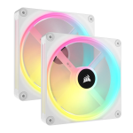 Corsair iCUE QX140 RGB 140mm Magnetic Dome Fan White