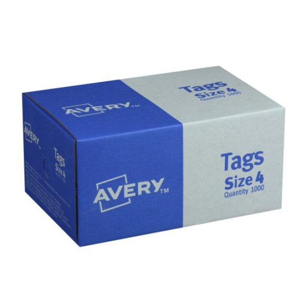 Avery 14000 Shipping Tags 108x54 mm Size 4 Box 1000 Pack
