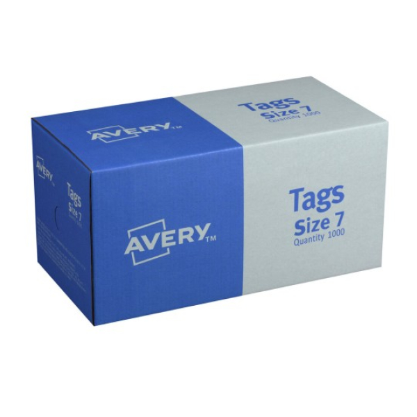 Avery 17000 Shipping Tags 73x146 mm Size 7 Box 1000 Pack