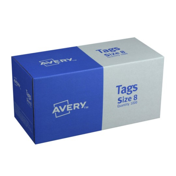 Avery 18000 Shipping Tags 80x160 mm Size 8 Box 1000 Pack