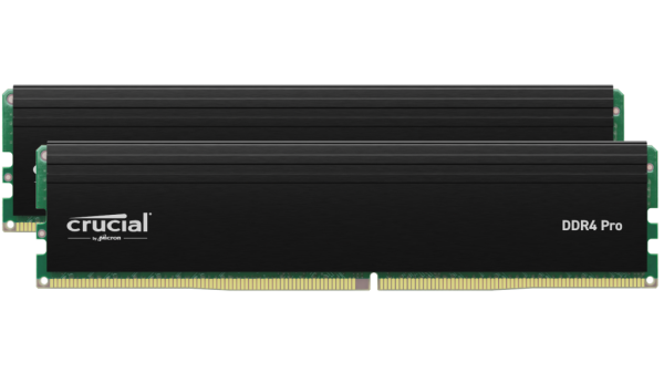 Crucial Pro 64GB (2x32GB) DDR4 3200MHz UDIMM CL22 Desktop Memory Kit