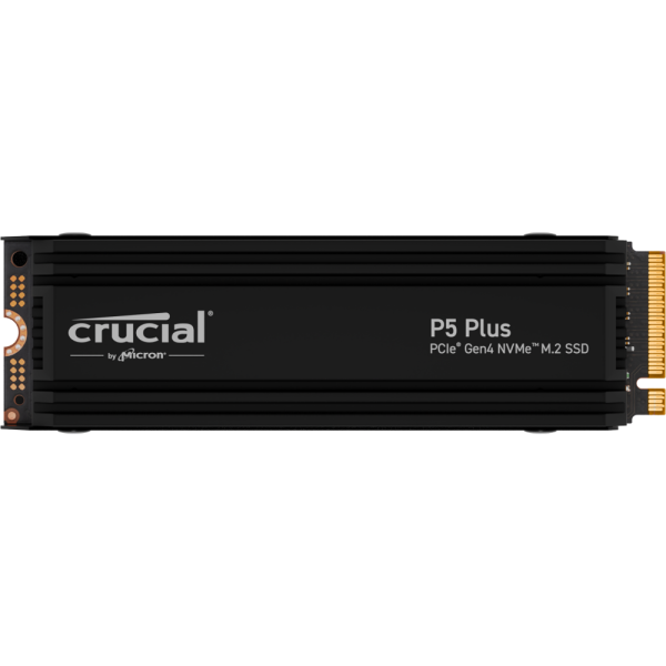 Crucial P5 Plus 2TB Gen4 NVMe M.2 SSD Heatsink