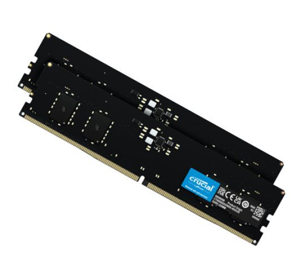 Crucial 64GB DDR5 RAM DR5 UDIMM 5600MHz CL46 Desktop PC Memory