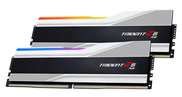 G.Skill Trident Z5 RGB 32GB (2x16GB) DDR5 6000MHz CL36 Desktop Memory White