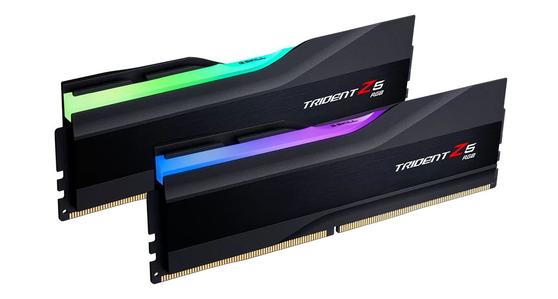 G.Skill Trident Z5 32GB (2x16GB) DDR5 6000MHz CL40 RGB Desktop Memory Black