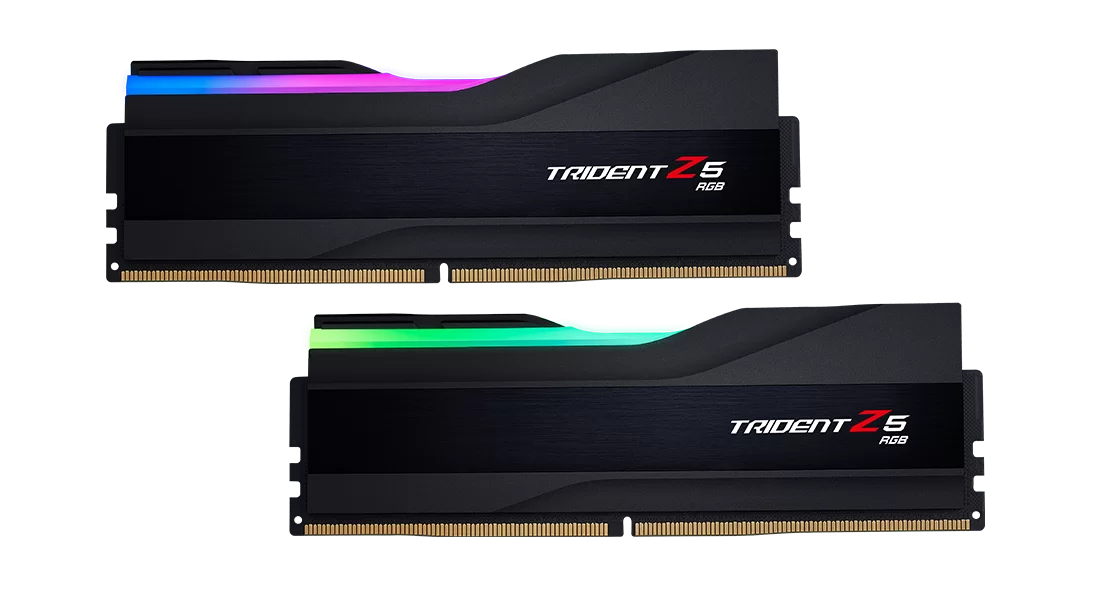 G.Skill Trident Z5 32GB (2x16GB) DDR5 6400MHz CL32 RGB Desktop Memory Black