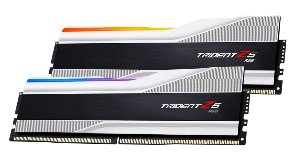 G.Skill Trident Z5 32GB (2x16GB) DDR5 6400MHz CL32 RGB Desktop Memory Silver