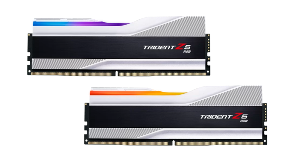 G.Skill Trident Z5 32GB (2x16GB) DDR5 6400MHz CL32 RGB Desktop Memory Silver