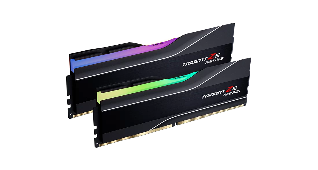 G.Skill Trident Z5 Neo RGB 32GB (2x16GB) DDR5 5600MHz CL28 Desktop Memory Black