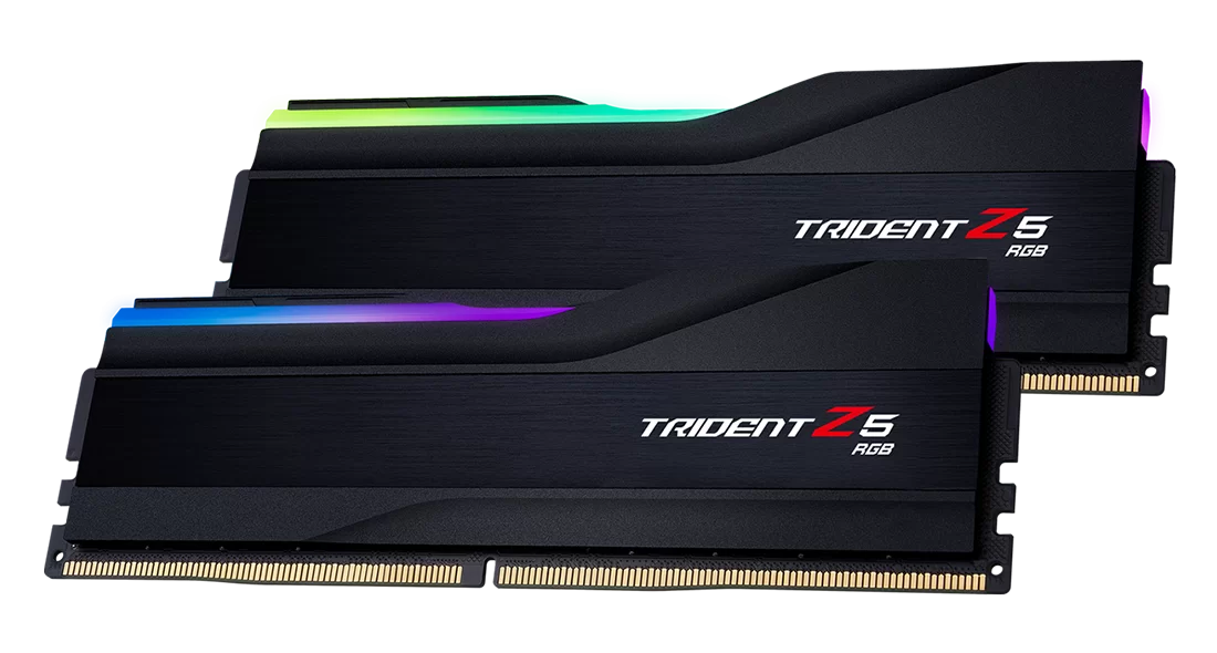 G.Skill Trident Z5 64GB (2x32GB) DDR5 6000MHz CL30 RGB Desktop Memory Black