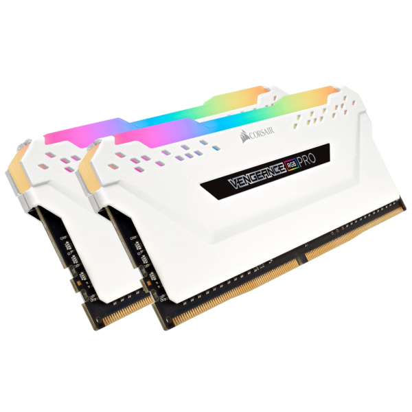 Corsair Vengeance RGB Pro 16GB (2x8GB) DDR4 3200MHz C16 Memory Kit White