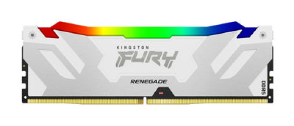 Kingston Fury Renegade RGB 32GB (16GBx2) DDR5 7200MT/s CL38 Memory Kit White