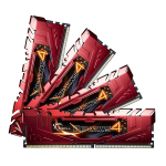 G.Skill Ripjaws 4 16GB (4x4GB) DDR4-2666MHz CL15 Desktop Memory Red