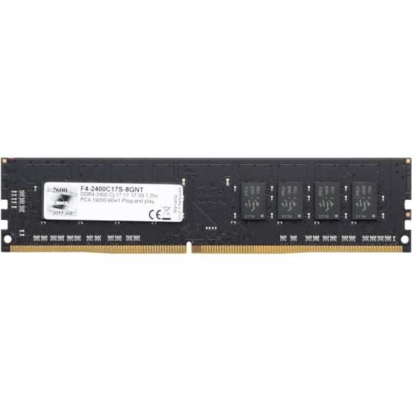 G.Skill Value 8GB DDR4 2400MHz CL17-17-17-39 Desktop Memory