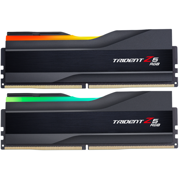 G.Skill Trident Z5 RGB 32GB (16GBx2) DDR5 5200MHz CL36 Desktop Memory Black