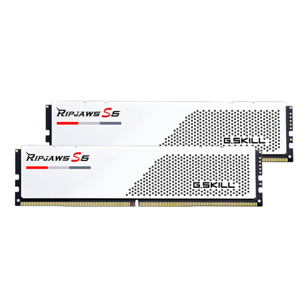 G.Skill Ripjaws S5 32GB (16GBx2) DDR5 5200MHz CL40 Desktop Memory White