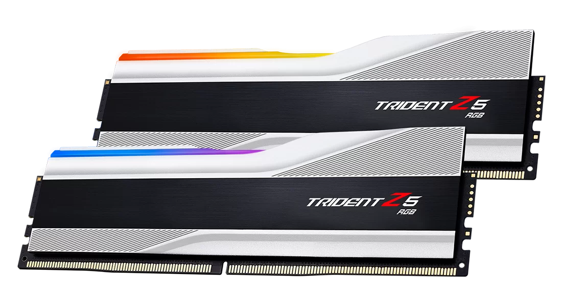 G.skill Trident Z5 64GB (2x32GB) DDR5 6000MHz CL32 RGB Desktop Memory Silver