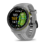 Garmin Approach S70 42mm Black Ceramic Bezel with Powder Grey Silicone Band