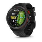 Garmin Approach S70 47mm Black Ceramic Bezel with Black Silicone Band