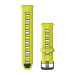 Garmin Forerunner 22mm Amp Yellow/Black with Slate Hardware Watch Band