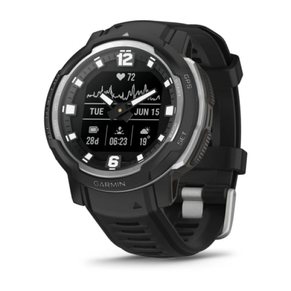 Garmin Instinct Crossover Standard Smart Watch Black