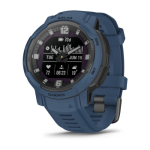 Garmin Instinct Crossover Solar Smart Watch Tidal Blue
