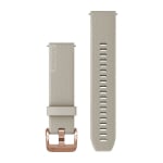 Garmin Quickfit 20mm Light Sand/Rose Gold Silicone Watch Band