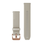 Garmin Quickfit 20mm Light Sand/Rose Gold Silicone Watch Band