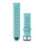 Garmin Quickfit 22mm Aqua/Black Slate Silicone Watch Band