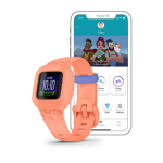 Garmin Vivofit jr. 3 Fitness Tracker Peach Leopard)