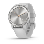 Garmin Vivomove Trend Silver SS Bezel with Mist Grey Case and Silicone Band