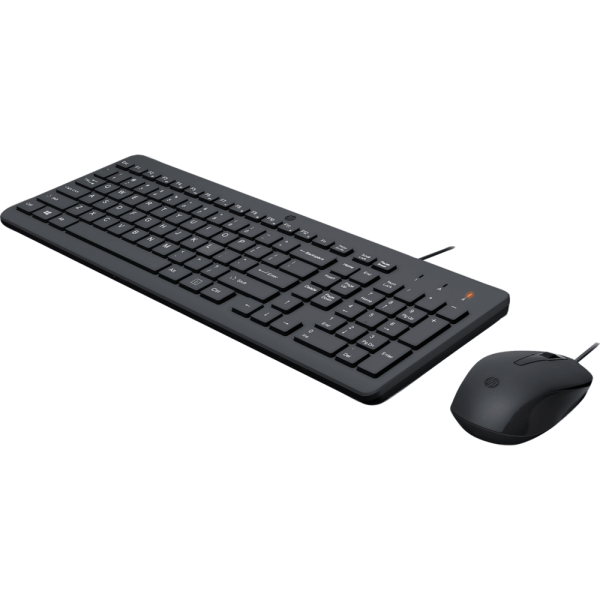 HP 150 Wired Mouse and Keyboard Black