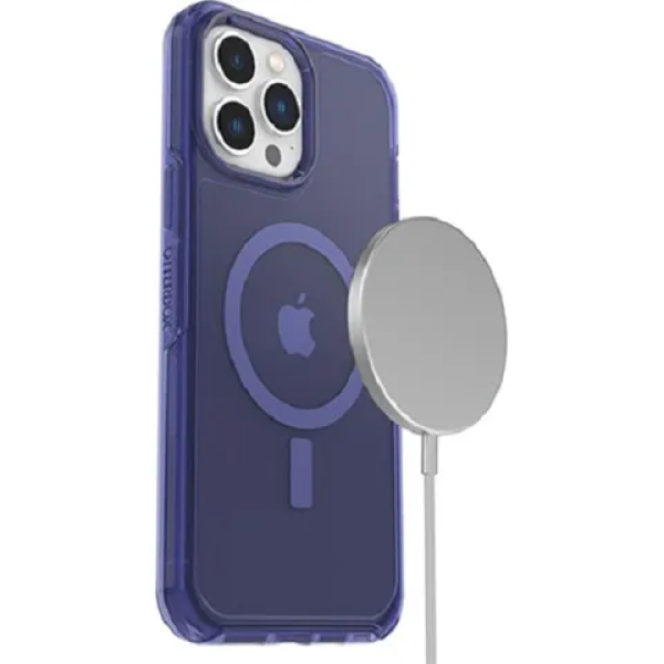 OtterBox Symmetry Plus Clear MagSafe Case iPhone 13 Pro Max Feelin Blue