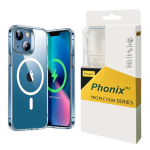 Phonix Apple iPhone 14 Max Clear Rock Hard Case with MagSafe