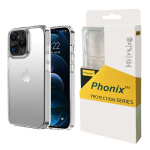 Phonix Apple iPhone X Clear Rock Hard Case Two Tough Layers Port Covers