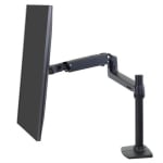 Ergotron LX Desk Mount Monitor Arm Tall Pole matte black