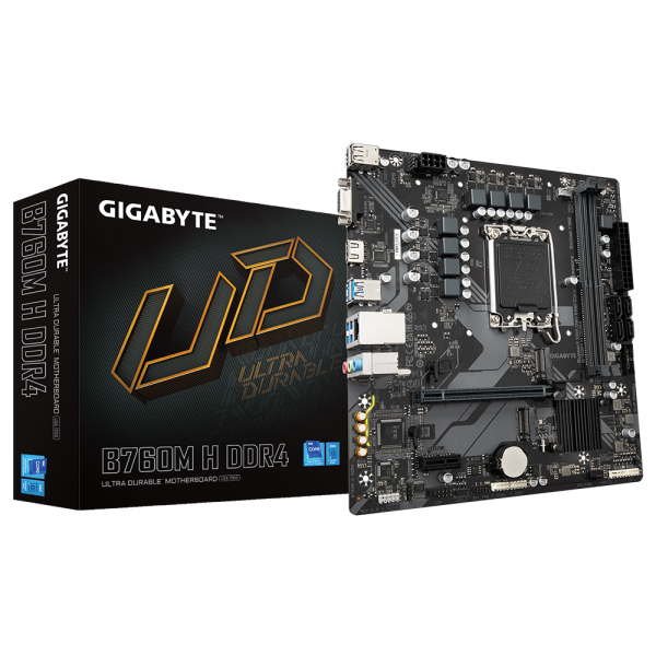 Gigabyte B760M H DDR4 LGA 1700 mATX Motherboard