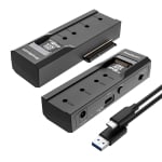 Simplecom SA536 USB to M.2 and SATA 2 1 Adapter Black