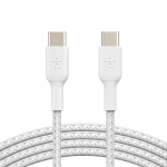 Belkin 1m Usb-c To Usb-c Charge/Sync Cable Braided White (2-pack)
