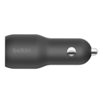 Belkin BoostCharge 37W Dual Car Charger with PPS Black