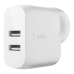 Belkin BoostCharge 24WDual USB-A Wall Charger White