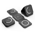 Choetech T588-F-BK 3-in-1 Foldable Fast Wireless Charger for Phone/Watch/Earphone