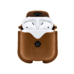 Twelve South AirSnap Leather Case for AirPods Cognac